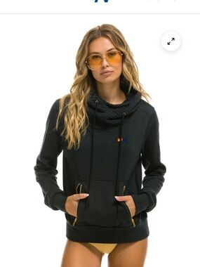 Aviator Nation Ninja hoodie charcoal